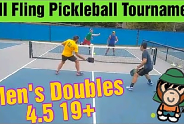 Legends Pickleball Tournament - Men&#039;s Doubles 4.5 19 - Lai &amp; Szczepkowski vs. McNally &amp; Strain