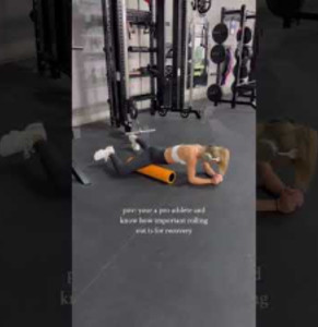 dont forget to roll stretch after before &amp; after practice!