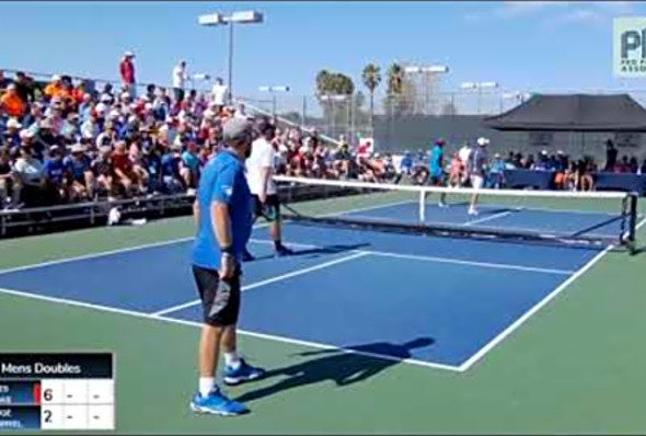 2020 PPA Mesa Qualifier MDPro under brkt K.Yates/J.Farias v E.Lange/W.Gabrielsen