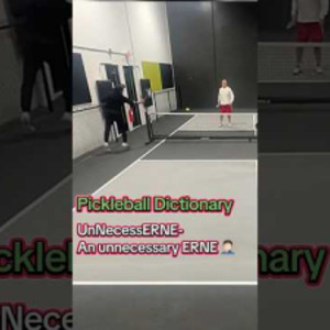 Too much #pickleball #erne #overkills #pickleballers
