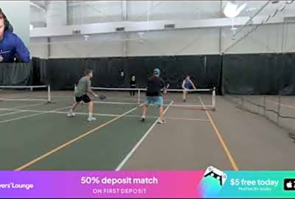 ForrestSean CHOKE against ZachPolina 4 0 NOLA Pickleball