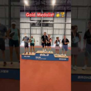 #pickleball #champion we won gold on our First Tournament