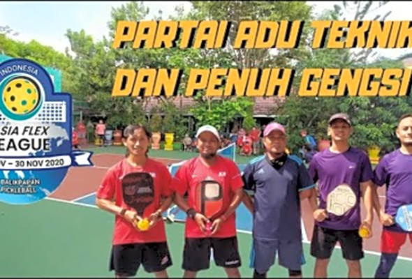 Men&#039;s Doubles Pickleball Asia Flex League Indonesia 2020 - Babak Penyisihan Group Menarik dan seru