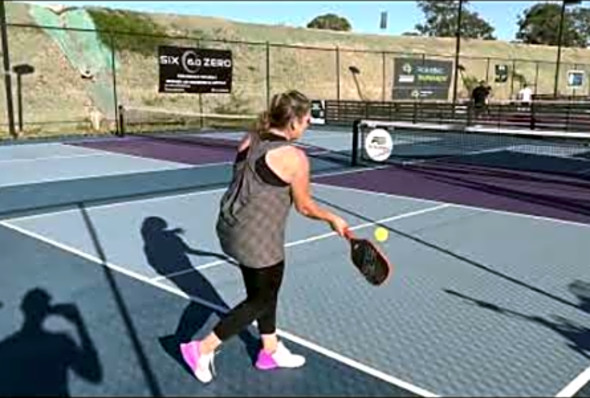 Pickleball diaries 100423 Riley Newmans One Shot Team elimination challenge at Currumbin Gold Coast