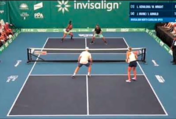The Greatest Pickleball Match EVER! - Kovalova/Wright vs. Irvine/Arnold - Top 15 INSANE Points