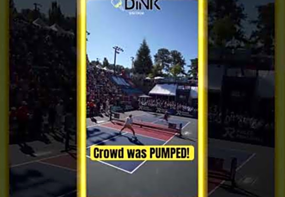 The Crowd Goes Wild at Epic Pickleball Showdown! #PickleballHype #MLPCraze