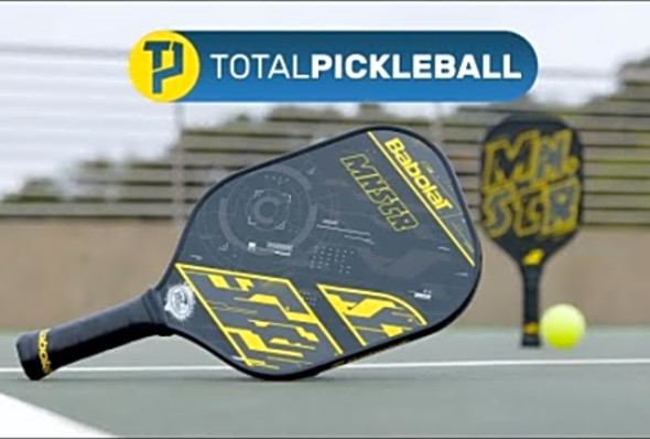 Babolat MNSTR &amp; MNSTR Pickleball Paddle Review: a new plus model power, comfort &amp; more!