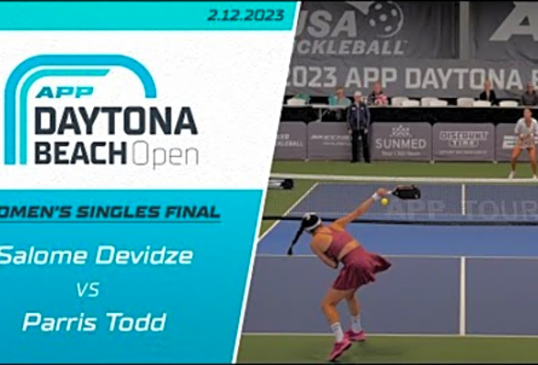 Gold Medal Match: Salome Devidze vs. Parris Todd - Women&#039;s Pro Singles - Daytona Beach Open