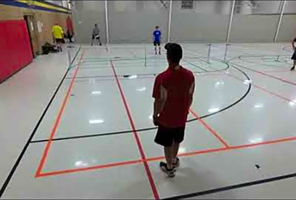 Week 9 Game 2 Winter 2017 Pickleball Ladder League