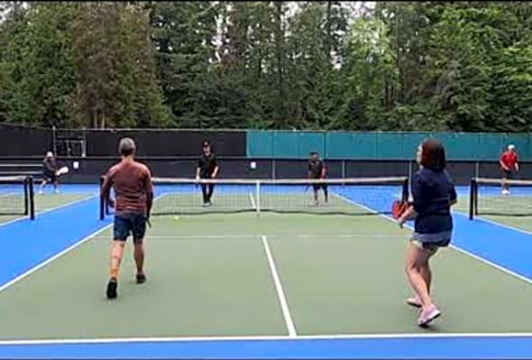 GH011082 Pickleball Play at Murdo Fraser Park BC June 14 2023