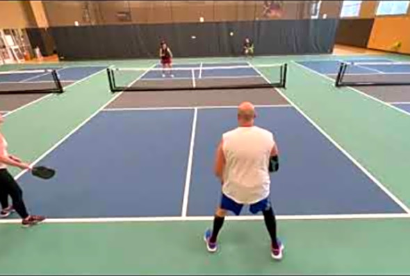 Wendy and Jay vs Susan and Ita. 1-31-23. Wake Forest Pickleball