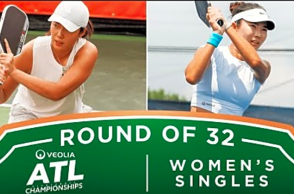 Chao Yi Wang v Lingwei Kong at the Veolia Atlanta Pickleball Championships