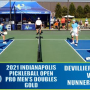 APP 2021 Indianapolis Pickleball Open Pro Men&#039;s Doubles Gold: Devilliers...