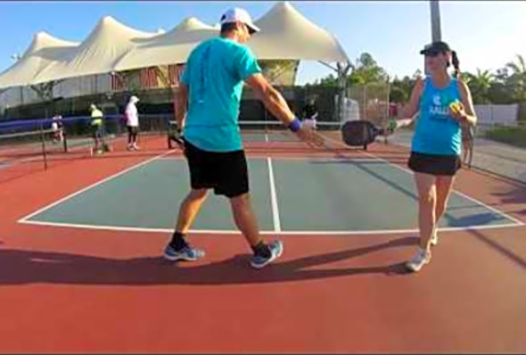 2019 US Open Pickleball Championships Mixed Doubles Pro R1