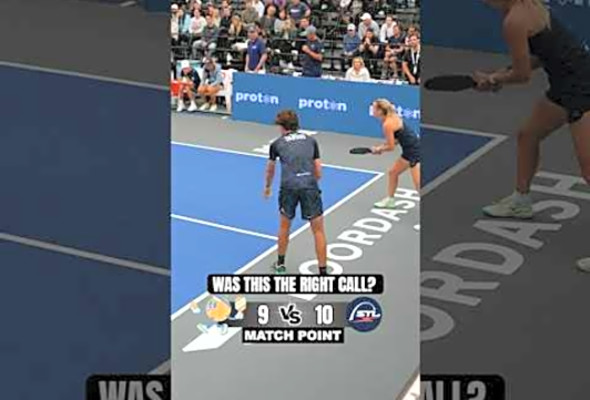 Pickleball World: Was THIS a distraction? #shorts