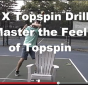 How to hit Massive Topspin: 3x Topspin Forehand Drill