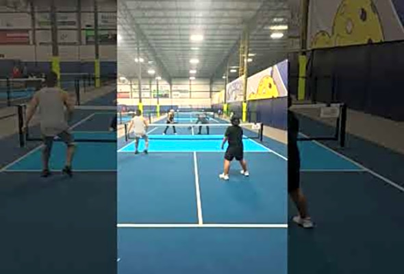 Rally 3.2 DUPRs #pickleball #mixeddoubles #topspin #netpoint #slammer