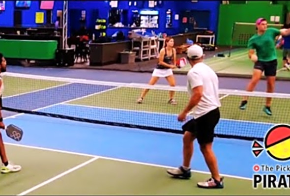How Woman Senior Pro Plays Pickleball with Young 5.0s