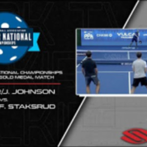 2023 PPA Indoor Championships Men&#039;s Doubles Gold - D. Frazier/J. Johnson...