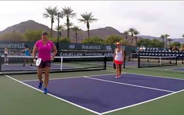 2018 USAPA Pickleball Nationals Women&#039;s doubles 4.5 35 Kim Kesner/Oliver vs Yarbrough/Harjo
