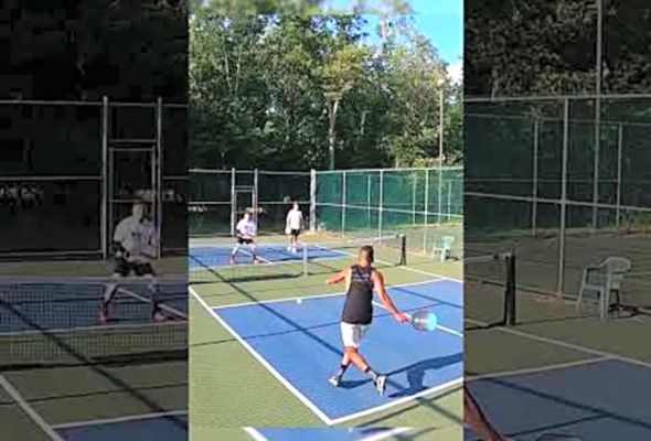 Pickleball Keep hitting Ball deep for more WINS