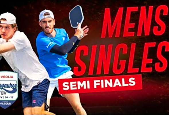 Federico Staksrud v Adam Harvey at the Veolia Milwaukee Open