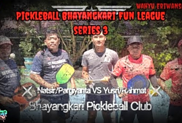 Highlights Pickleball Bhayangkari Fun League series 3 matchday4 - PA/MN 0 - 2 YY/RM terbaru