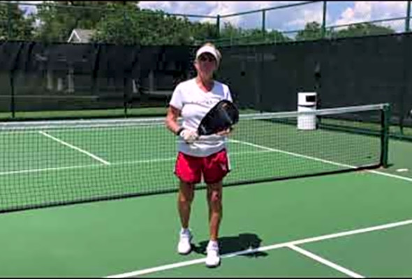 Pickleball: &quot;Straight Arm Roll&quot;, Deb Harrison