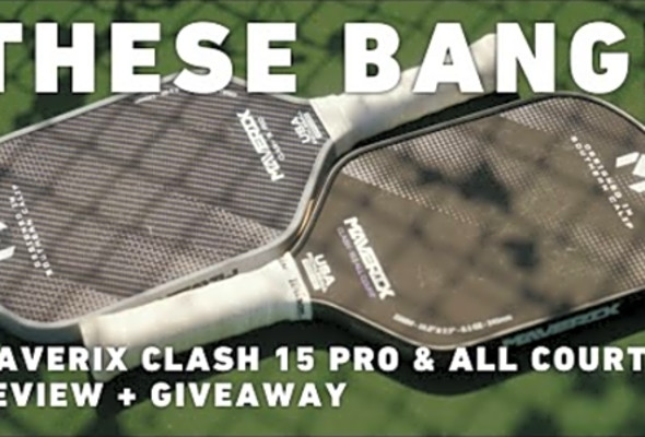 AGGRESSIVE Hybrid Paddles - Maverix Clash-15 Pro and All Court Review