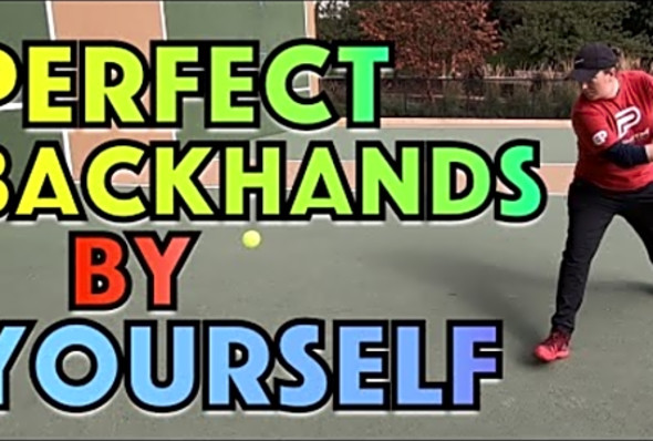 5 Wall Drills For Perfect Pickleball Backhands BY YOURSELF