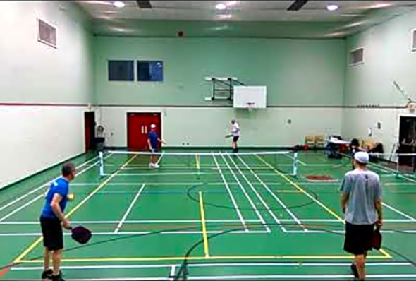 Advanced pickleball in Osoyoos BC - Feb 2, 2018 - Part One