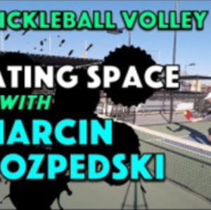 Pickleball Volley Drill - Creating Space on your Volleys with Marcin Roz...