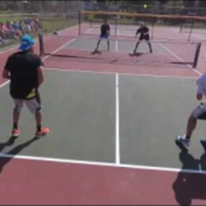 Losers Semis McConnell/Lewis vs Wong/Hanisch Lakeville Open 2017 Pickleb...
