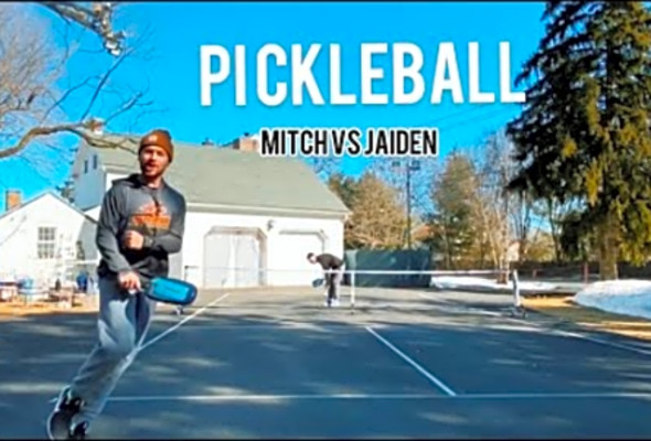 Pickleball Singles: Mitch vs. Jaiden