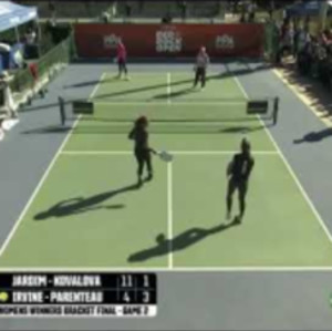 Overpowering Forehand Pickleball Highlight - Red Rock Open Women&#039;s Doubles