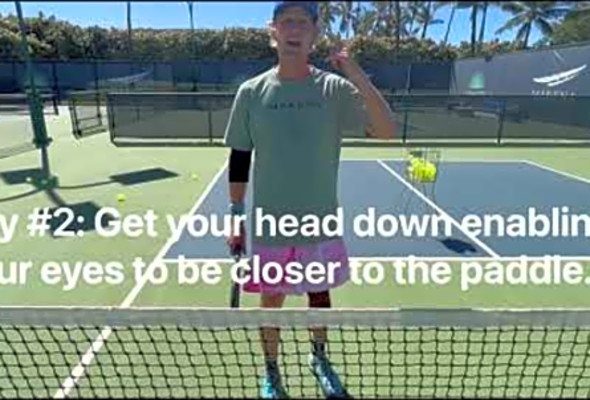 Three keys to improve your dinks in pickleball . Free Tease wristband give away! #pickleball #dink