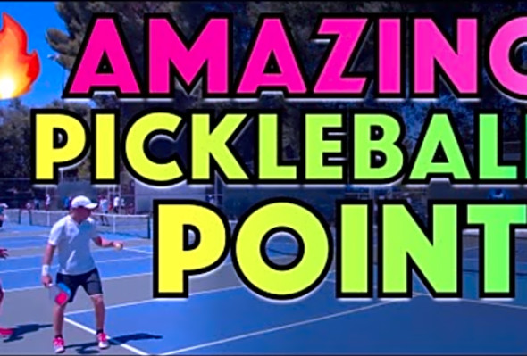 Pickleball Rally of The Year! (174 shots) PLUS Killer Attacking Finish