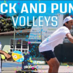 How to Hit Block and Punch Volleys in Pickleball
