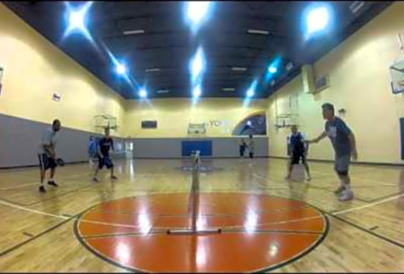 Indoor Pickleball from 24 Hour Fitness in Everett Wa. HD
