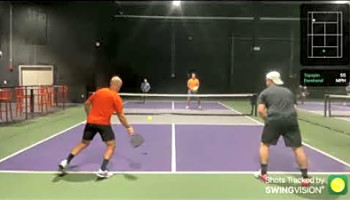 4.0-4.5 pickleball match Mobile Alabama Giddens/Urban vs Blackerby/Kostmayer
