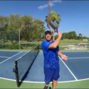 How to do the top spin underhand roll shot in pickleball