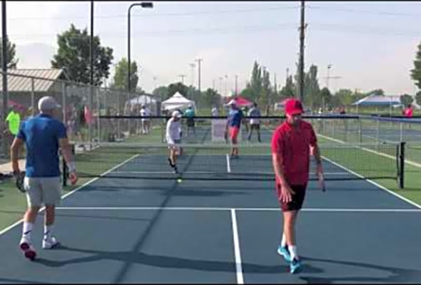Yates &amp; Wright vs Evans &amp; Williams (1 of 3) 2018 Pickleball Tournament of Champions