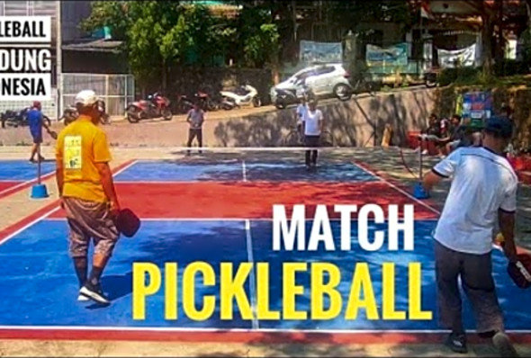 PICKLEBALL BANDUNG MATCH - Taufiq/Bayu vs Yoga/YogiToge - Pickleball Indonesia