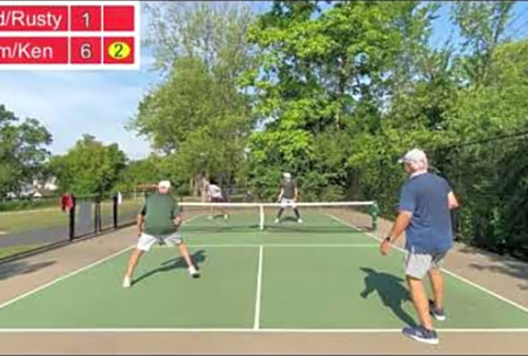 4.0-4.5 level pickleball recreational match - A big comeback