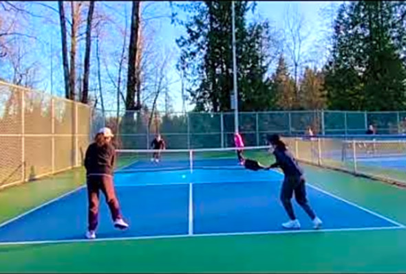 Double Pickleball game #pickleball #pickleballfun # #pickle