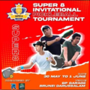Super 8 Invitational Pickleball Tournament 1 Jun 2025