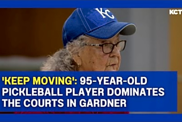 &#039;Keep moving&#039;: 95-year-old pickleball player dominates the courts in Gardner