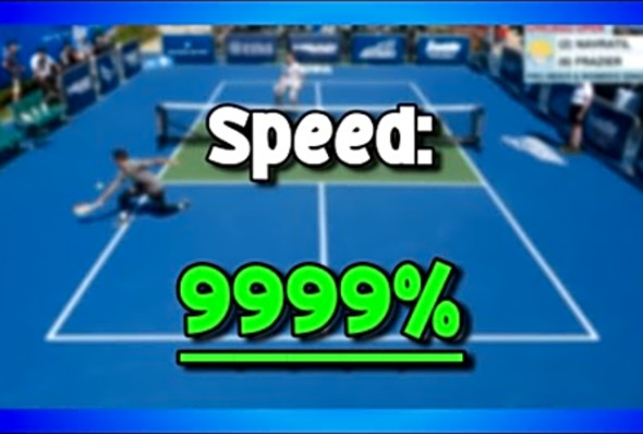 Pro Pickleball Match but every point it gets 10% faster