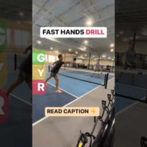 Pickleball Fast Hands Drill! Follow more. #pickleball #pickleballgame