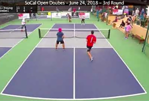 2018 Pickleball Highlights - Shinzaki-Young vs Loong-Goebel